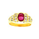 Pre Owned 18ct Ruby and Diamond Ring ZP805